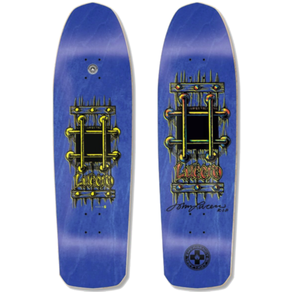 Black Label Skateboard Deck - Lucero M.I.A 9.25 Blue Stain