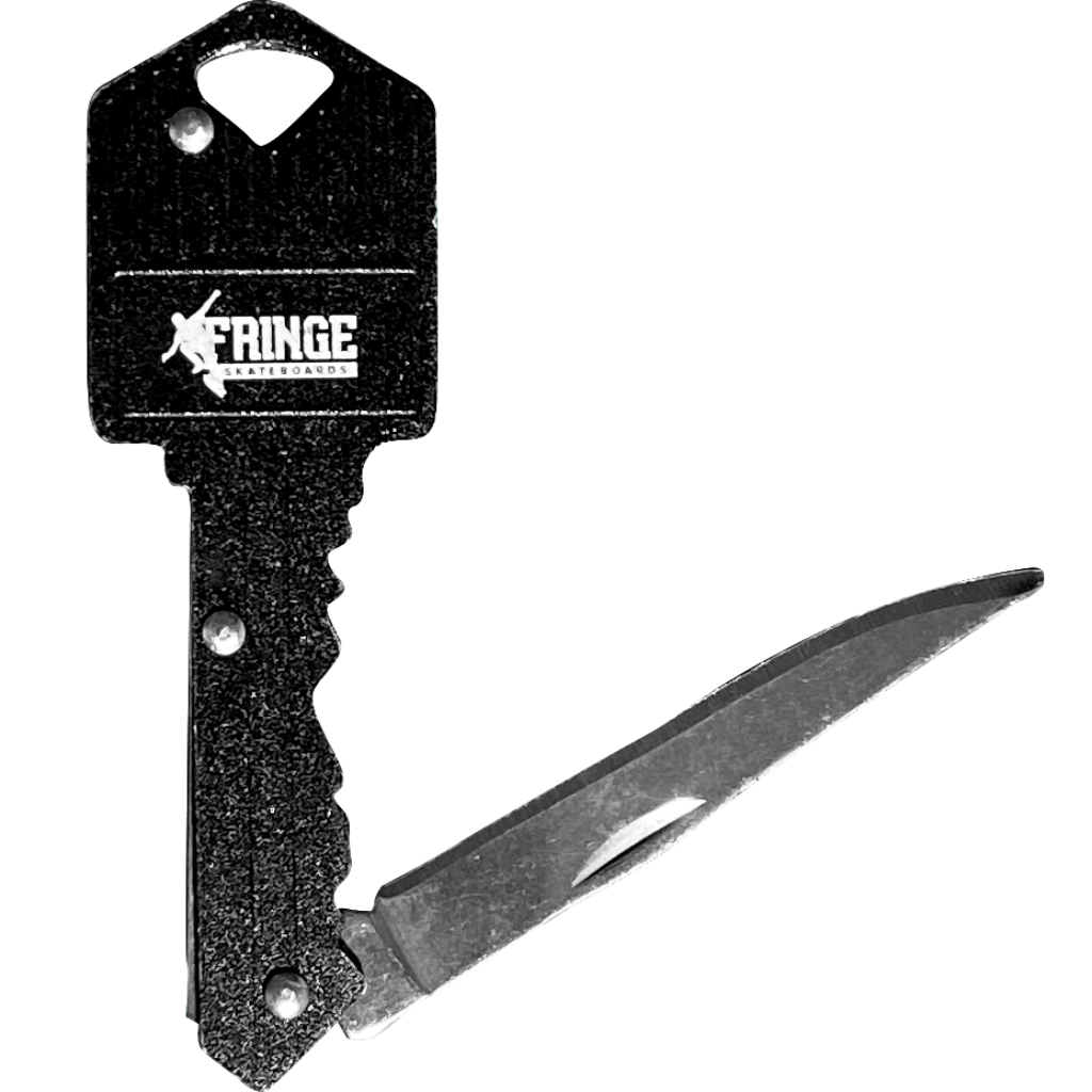 Fringe Keyring Grip Knife - Black - Tool