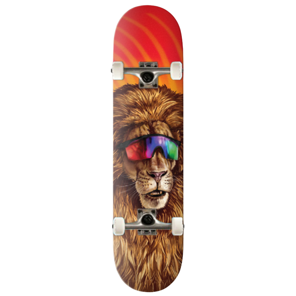 Holiday Party Animals Lion Micro 7.0 Complete Skateboard - 