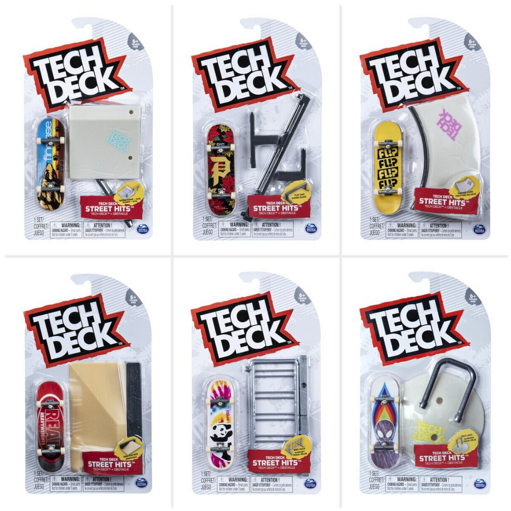 Tech Deck Street Hits - Assorted - Fingerboard Complete
