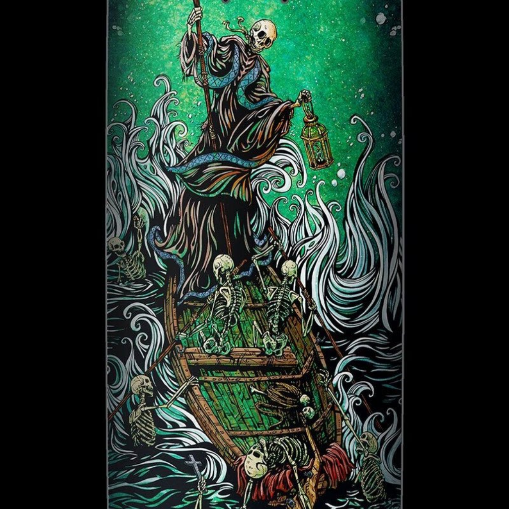 Techne Skateboards - Boatman On The River Styx 8.375 - Deck